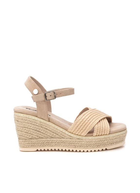 Refresh sandalia 17265001 en color beige para mujer