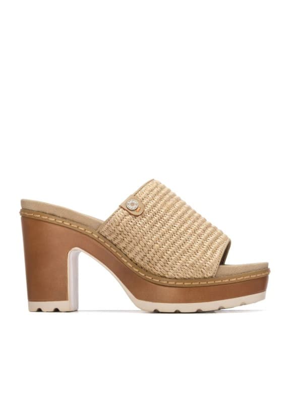 Refresh sandalia 17528203 en color taupe para mujer