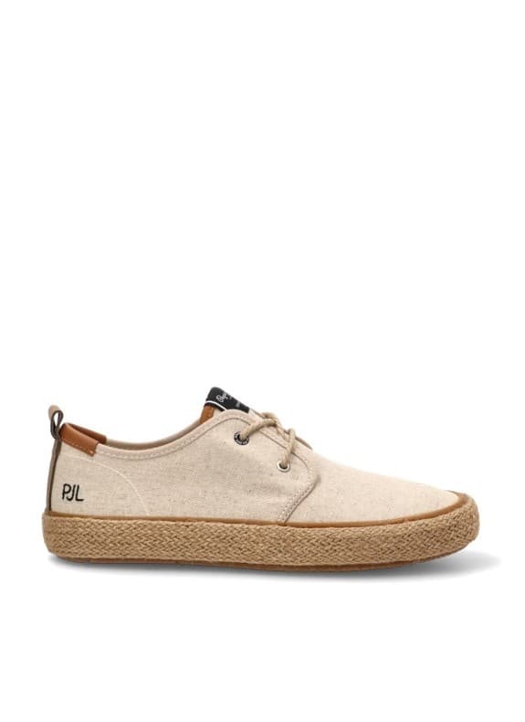 Pepe Jeans zapatillas port nature en color beige para hombre