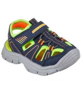 Skechers Sandalias Relix Valder Niños Navy Lime — foto 2