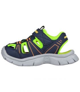 Skechers Sandalias Relix Valder Niños Navy Lime — foto 5