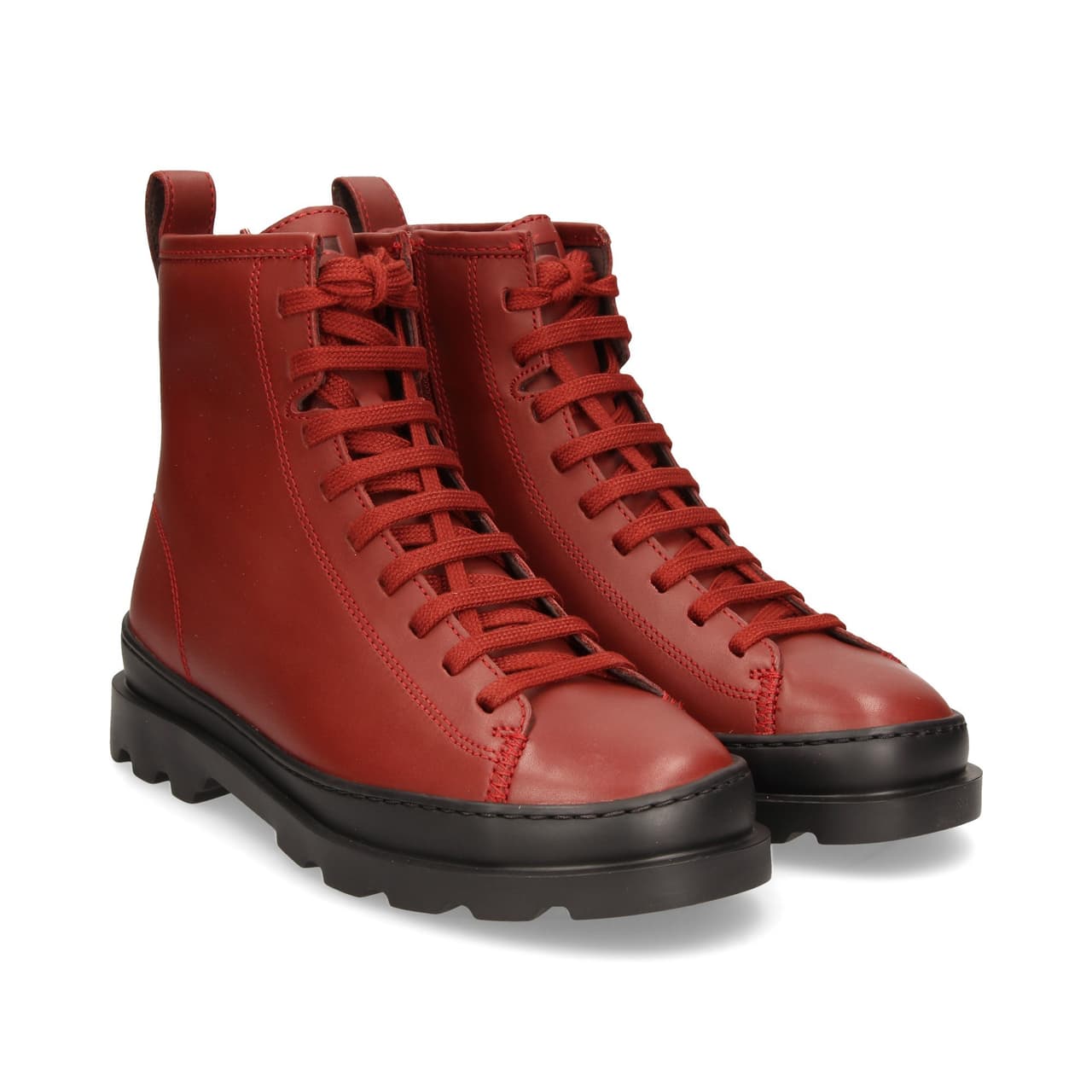 Camper Botin Acordonado Marron
