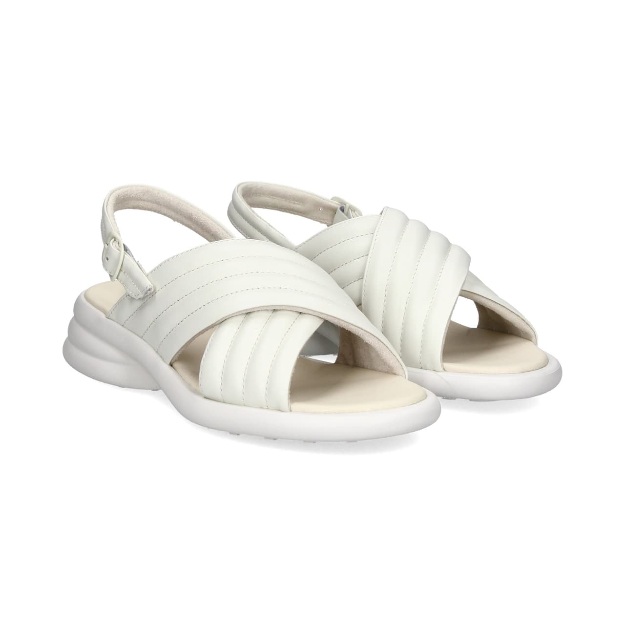 Camper Sandalia Venas Blanco
