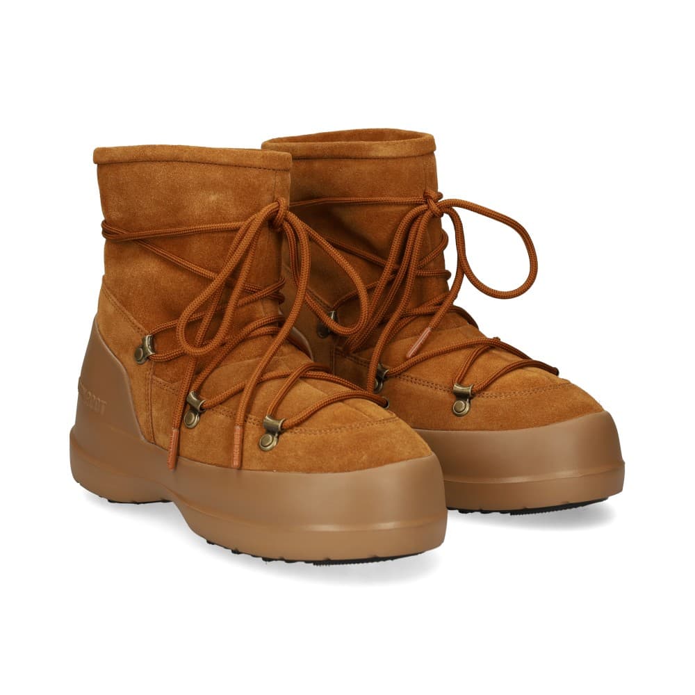 Moon Boot Botines Planos Mujer - Marrón