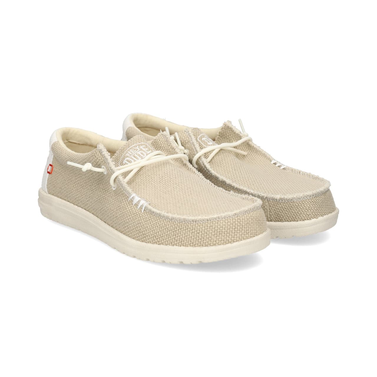 HEY DUDE Talon Blanco Wallabee Beige Off White