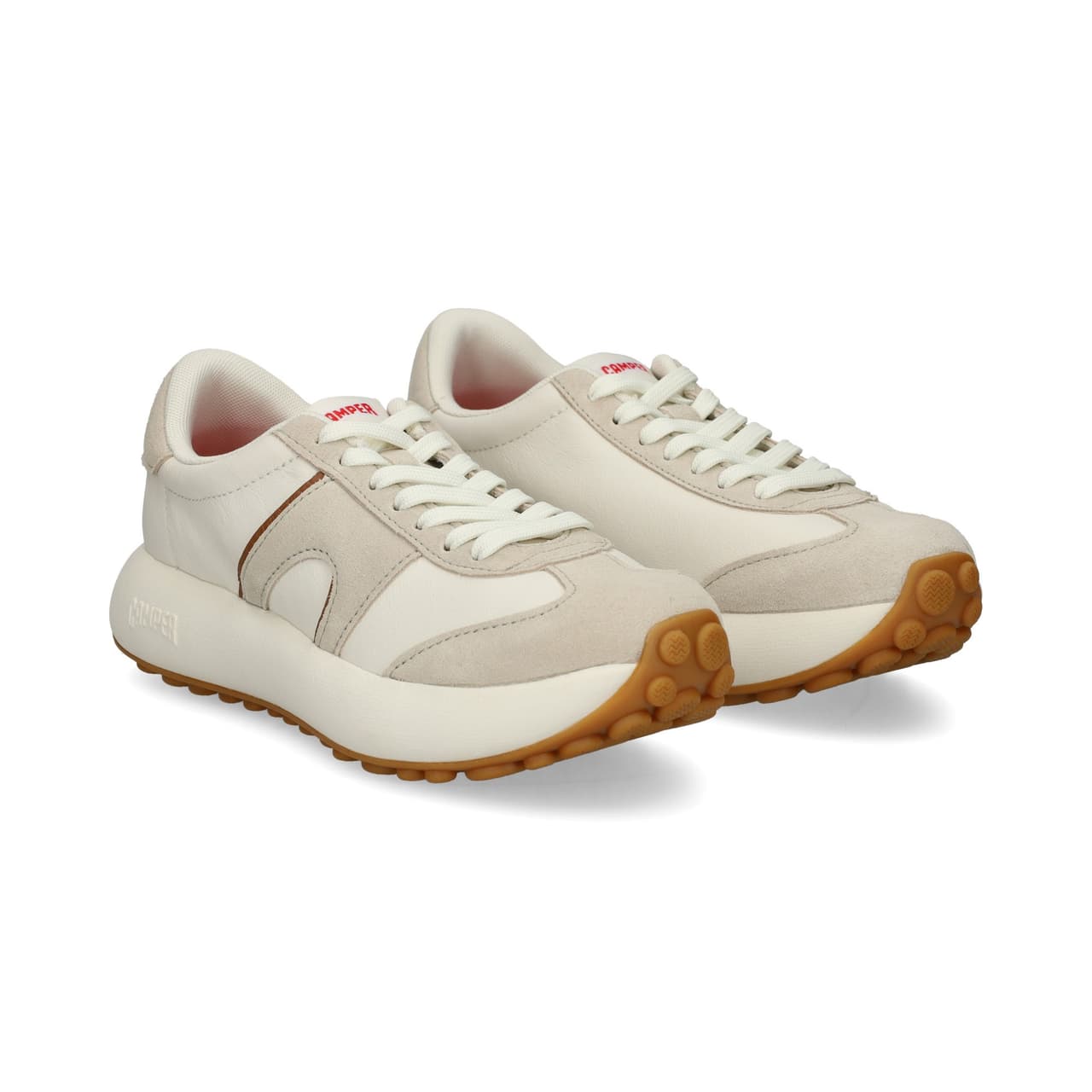 Camper Deportivo Ante+piel Blanco