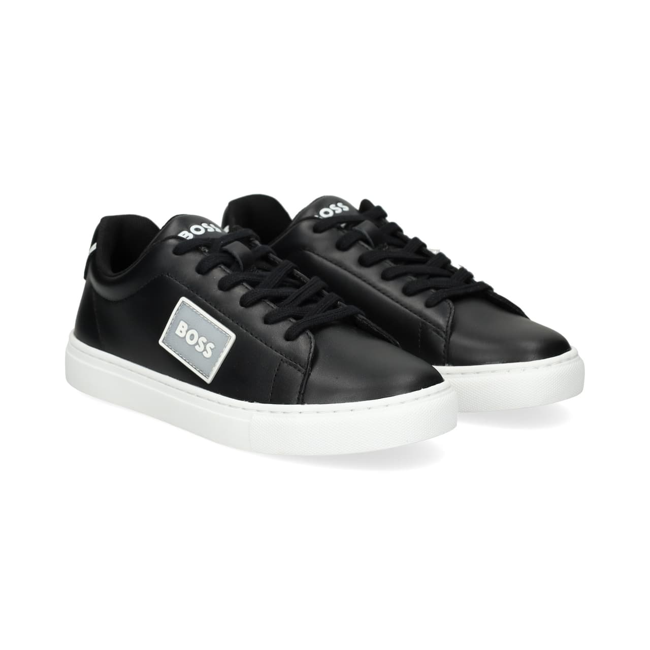 HUGO Banda Boss Deportivo Piel Negro