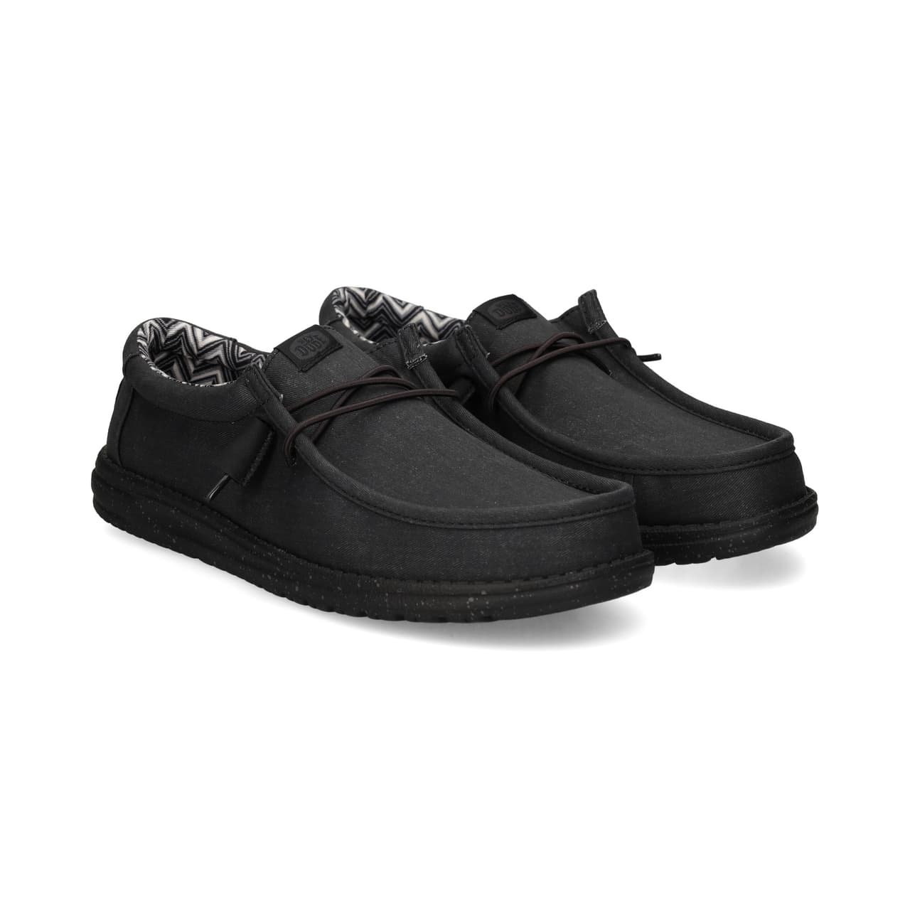 HEY DUDE Wallabee Negro Black/Black