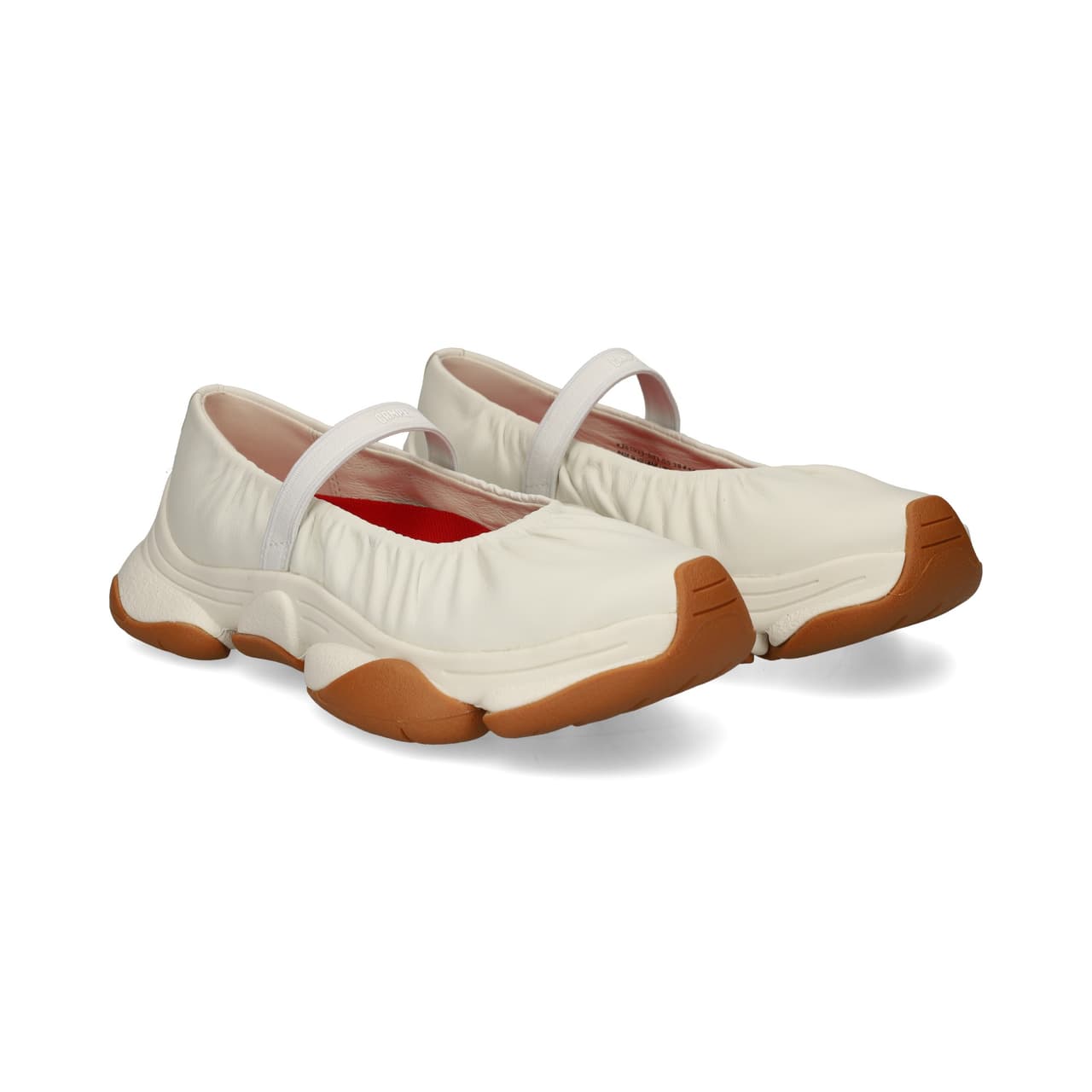 Camper BAILARINA+MERCEDES PIEL BLANCO Houston