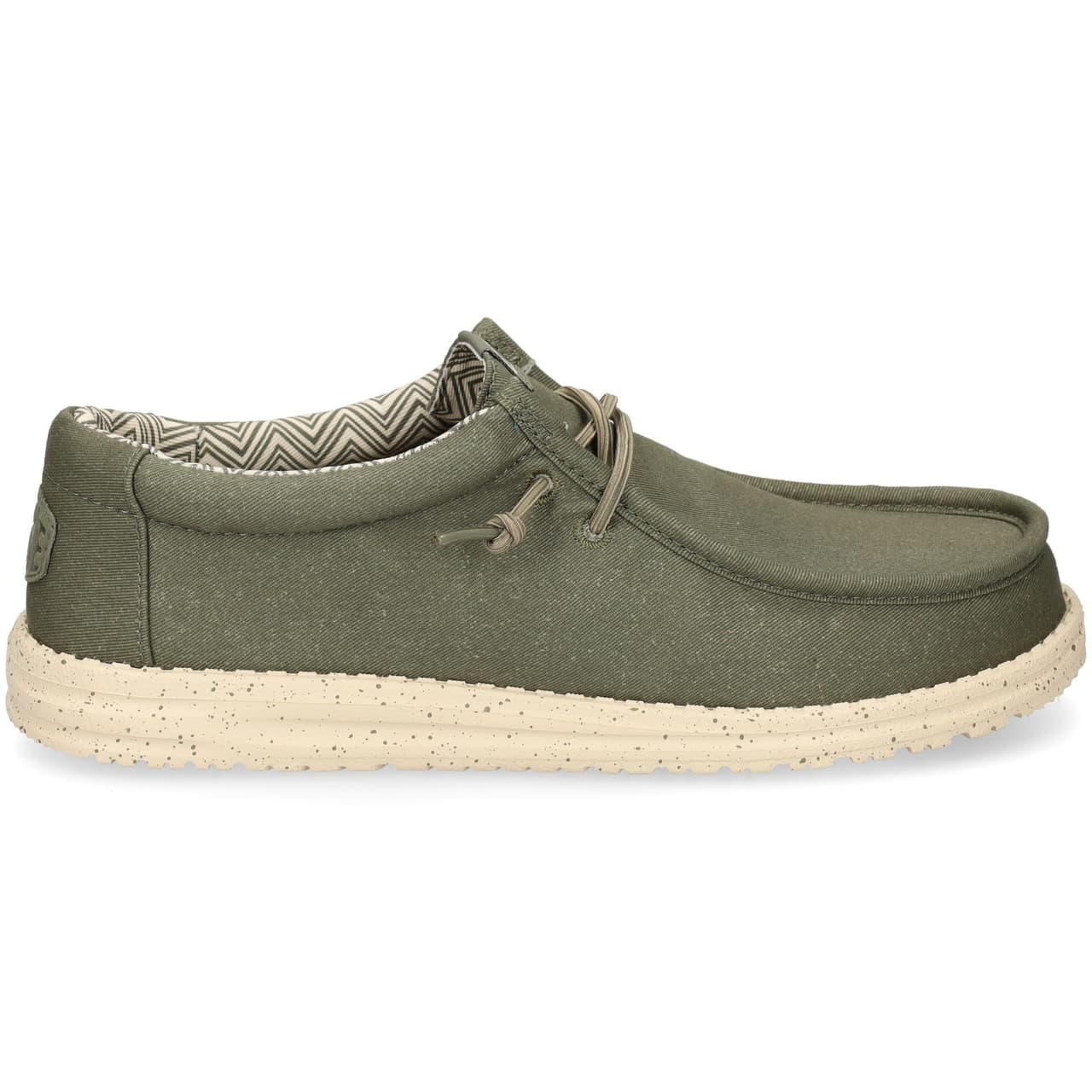 HEY DUDE Wallabee Canvas Kaki Tea Leaf/Pa — foto 2