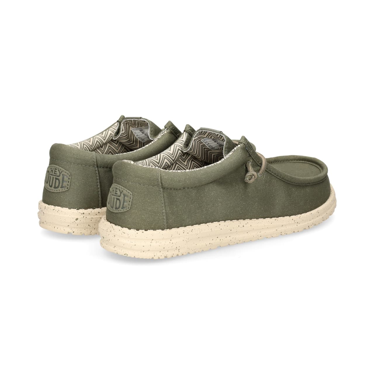 HEY DUDE Wallabee Canvas Kaki Tea Leaf/Pa — foto 4
