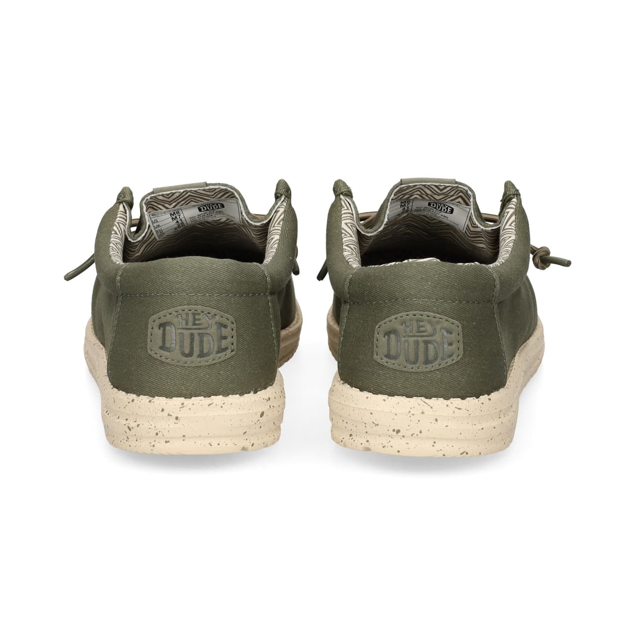 HEY DUDE Wallabee Canvas Kaki Tea Leaf/Pa — foto 5