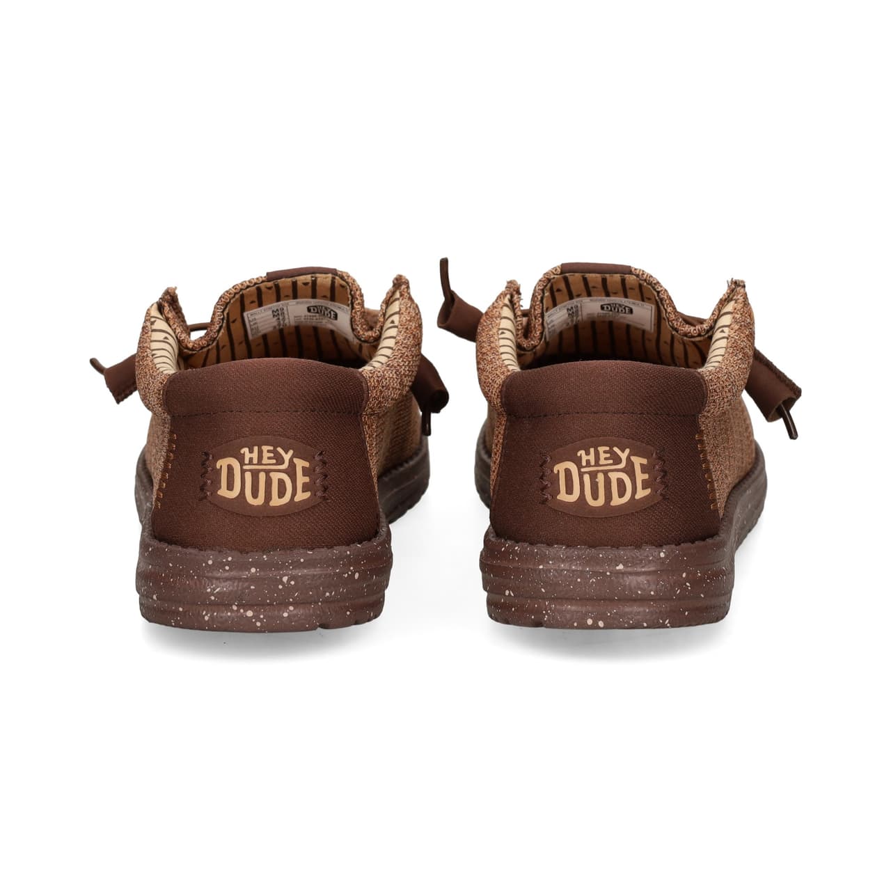 HEY DUDE Wallabee Malla Elasrica Marron 2NX Chocolate/M — foto 5