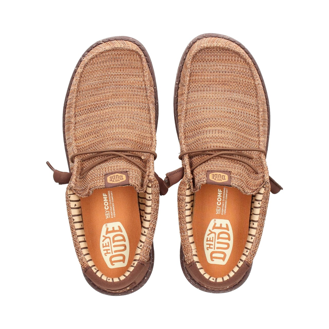 HEY DUDE Wallabee Malla Elasrica Marron 2NX Chocolate/M — foto 6