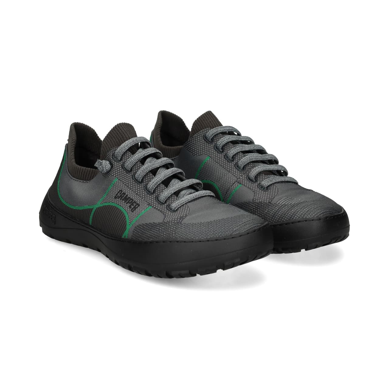 Camper Deportivo Pet Reciclado Gris Negro