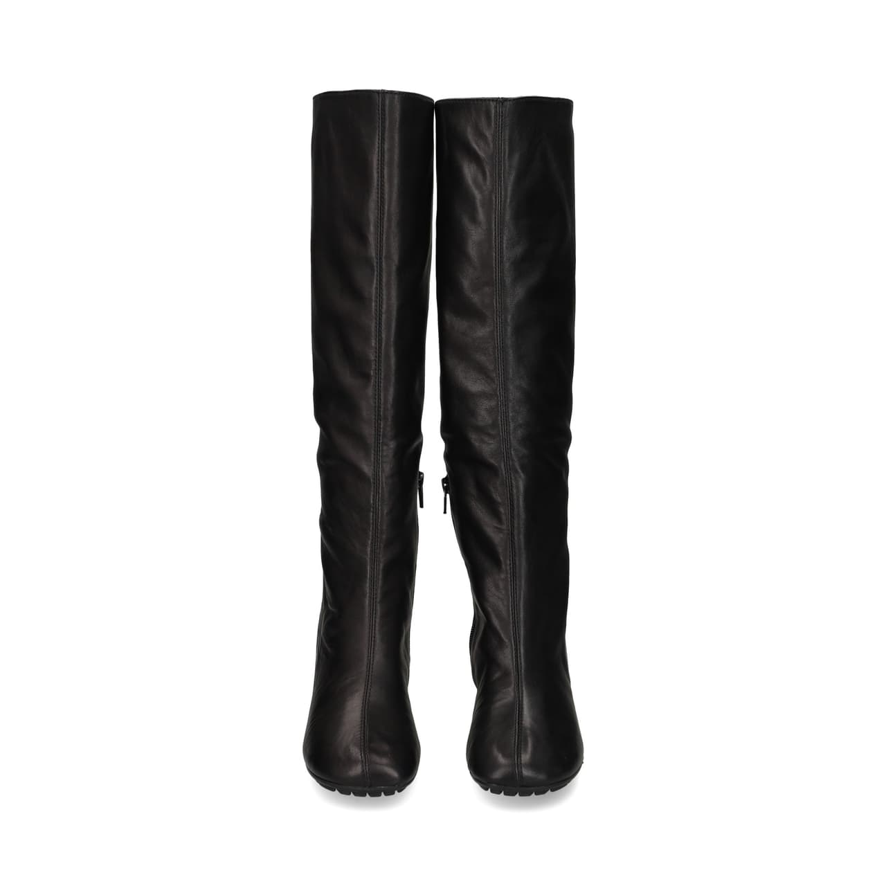 Camper Bota Plataforma Piel Negro — foto 3