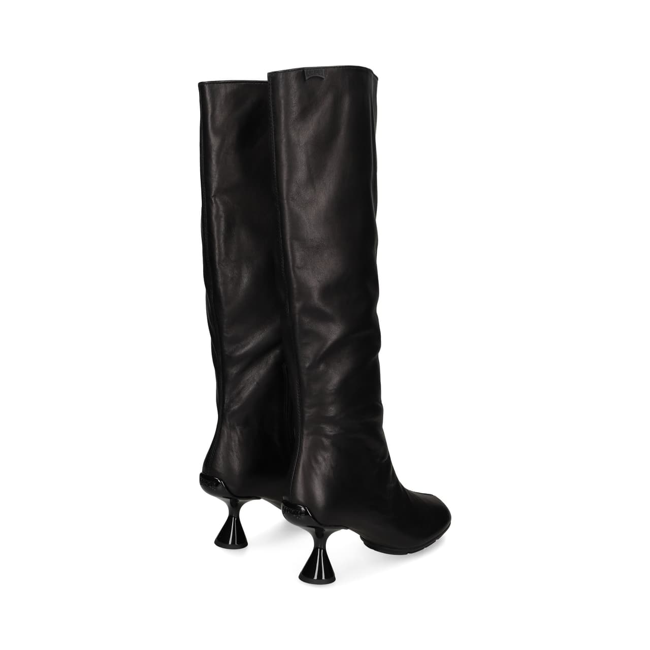 Camper Bota Plataforma Piel Negro — foto 4