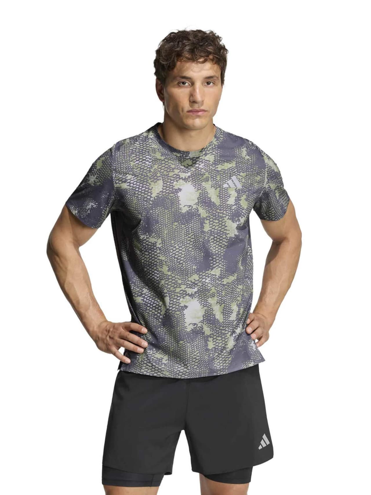 adidas Funktionsshirt 'ADI365 Running Animal Print Iconic'