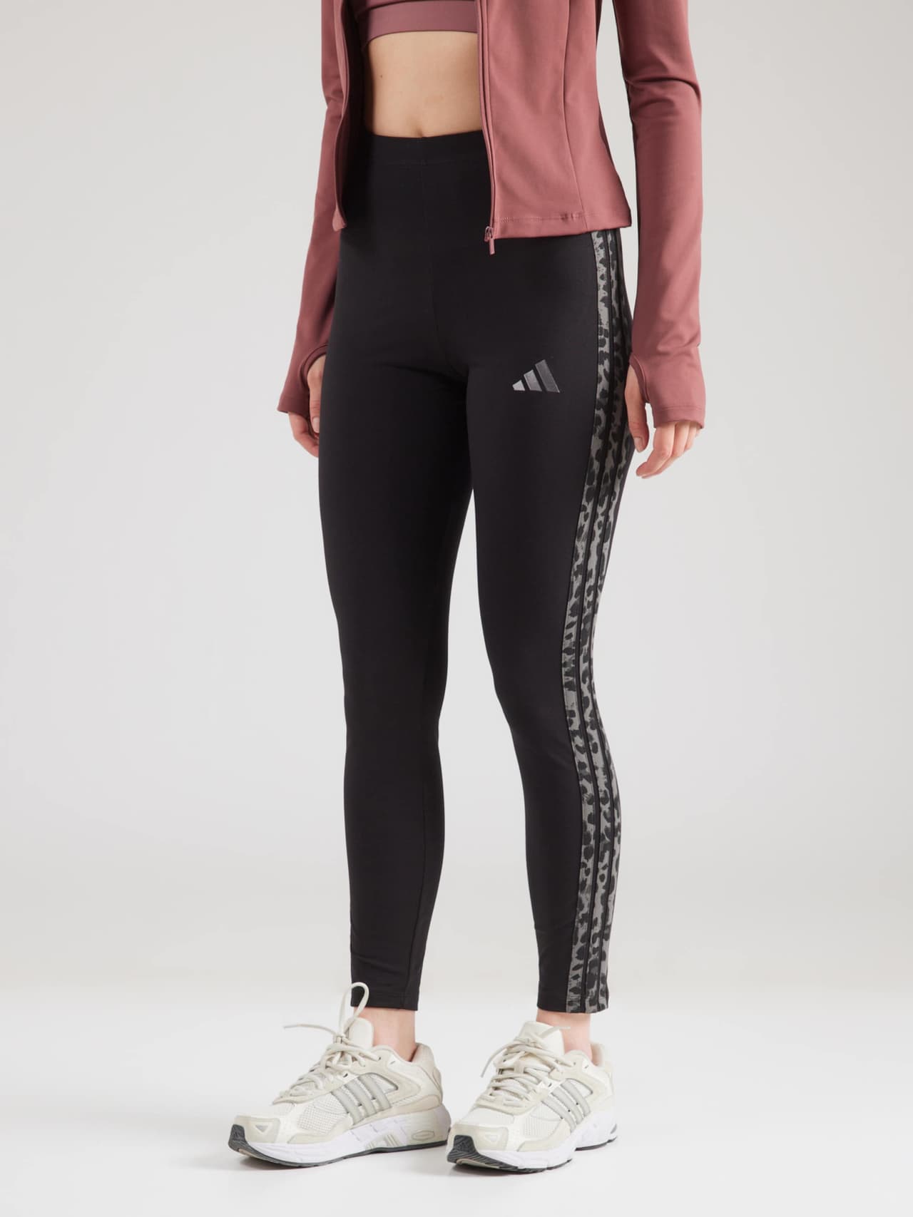 adidas Sporthose 'Seasonal Essentials Animal Print 3-Stripes'