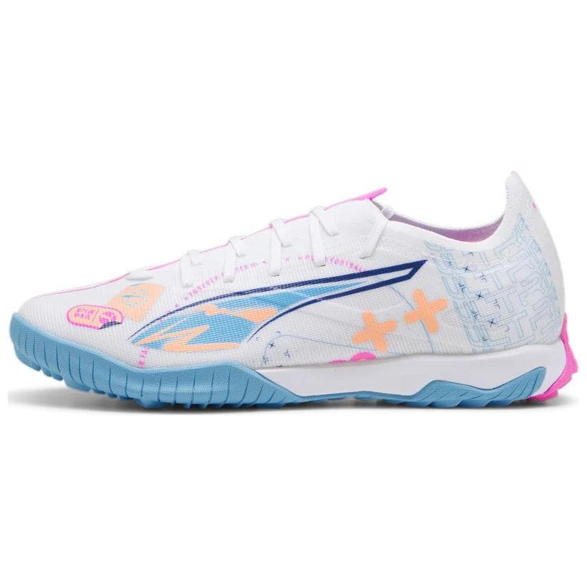 Puma Ultra 5 Match Vol. Up TT White Luminous Blue Poison Pink Fizzy Melon