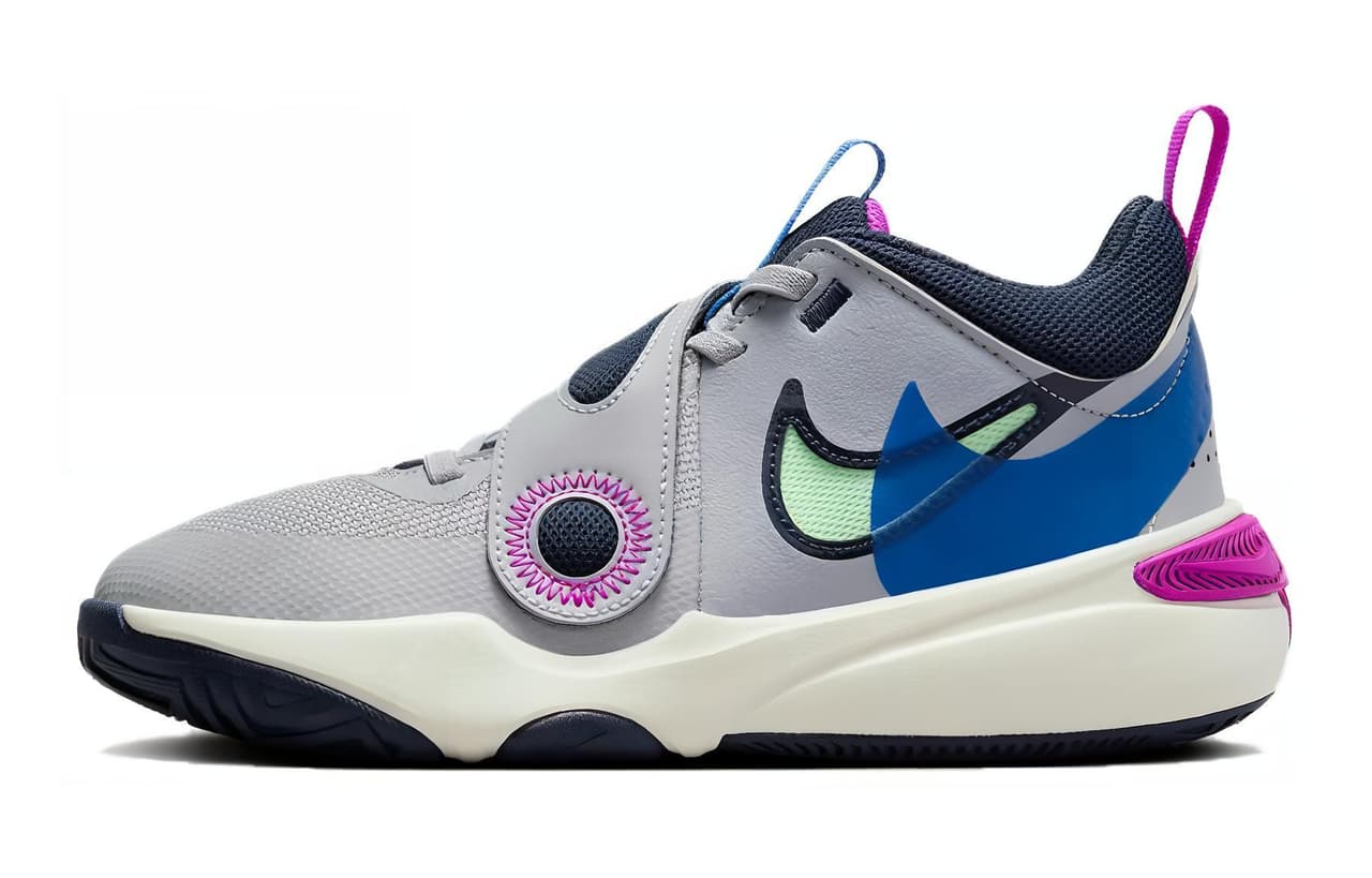(GS) Nike Team Hustle D 11 SE 'Wolf Grey Obsidian'