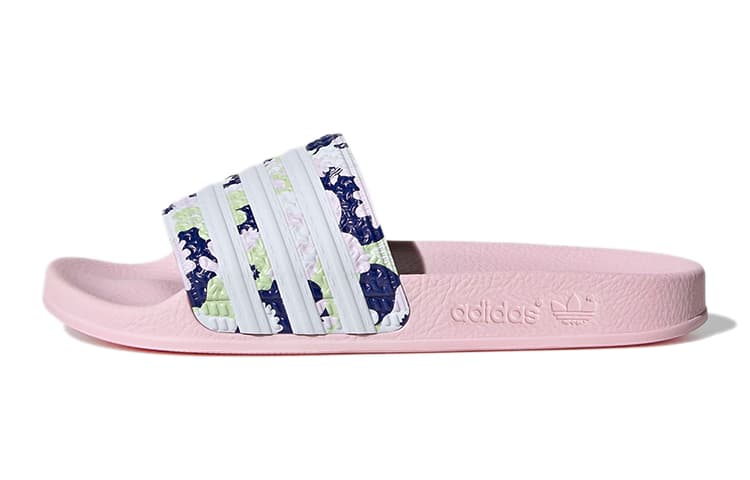 (GS) adidas originals Adilette Lite Slide 'Light Pink Floral'