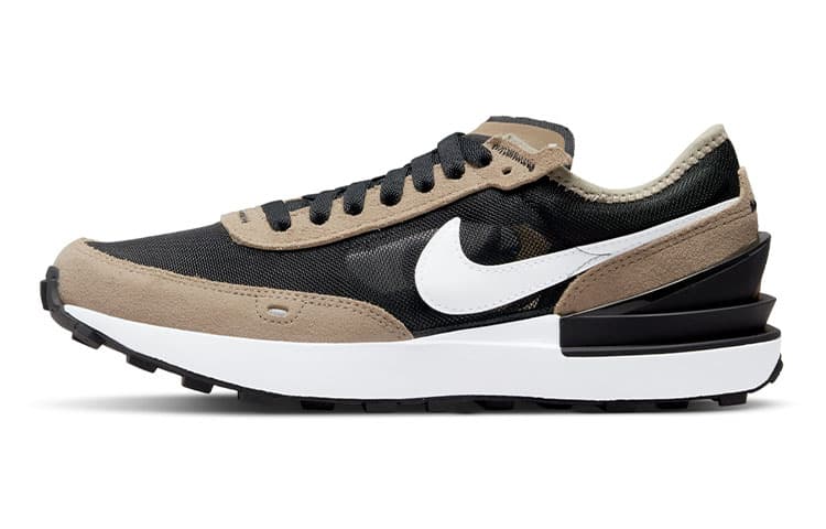 (GS) Nike Waffle One Athleisure Casual Sports Shoe Black Brown