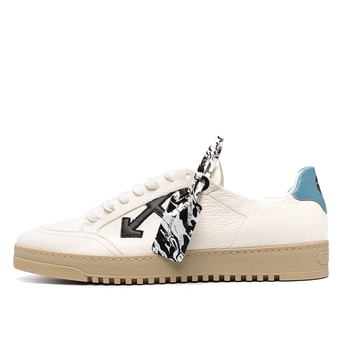 Off-White Dunk Low Spliced Laces 'White Blue Tan'