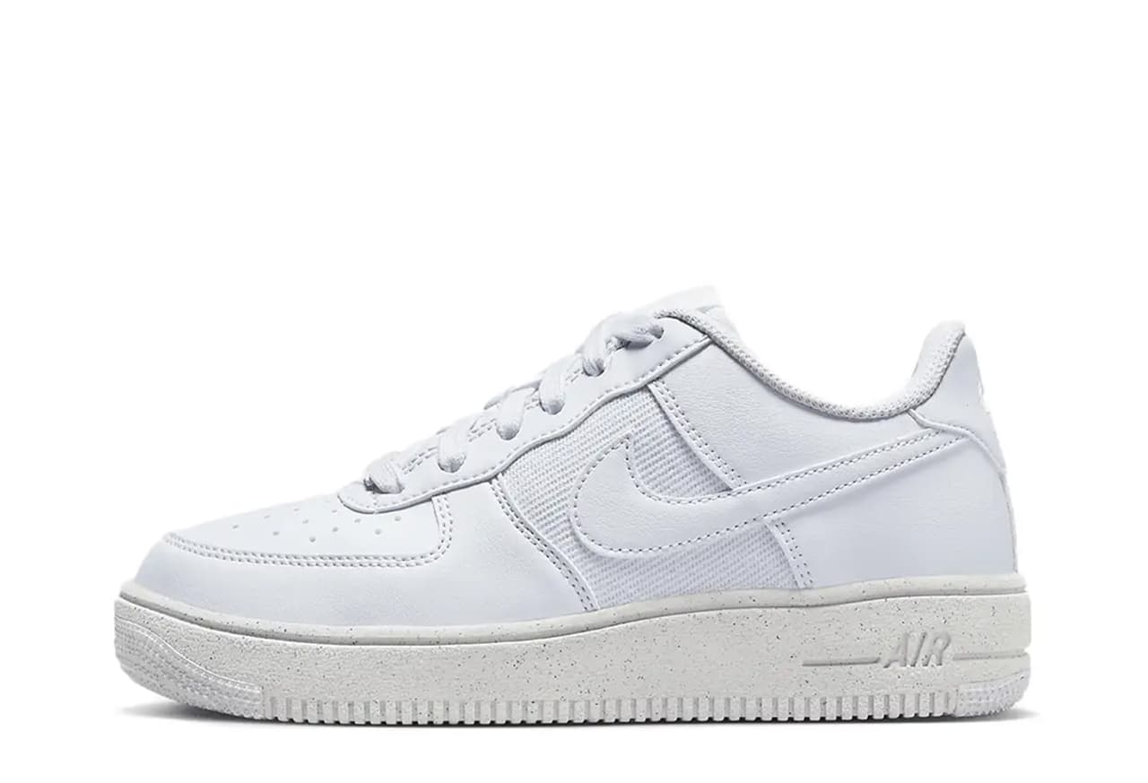 Nike Air Force 1 Low Crater Football Grey White (GS)
