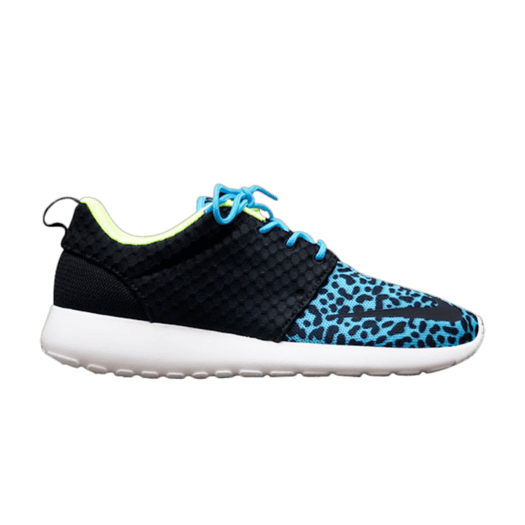 Nike Roshe Run FB Blue Leopard