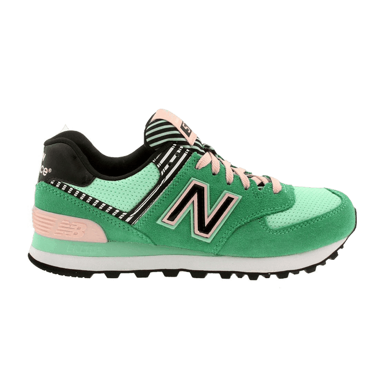 New Balance 574 Green Slate Peridot Green (Women's)