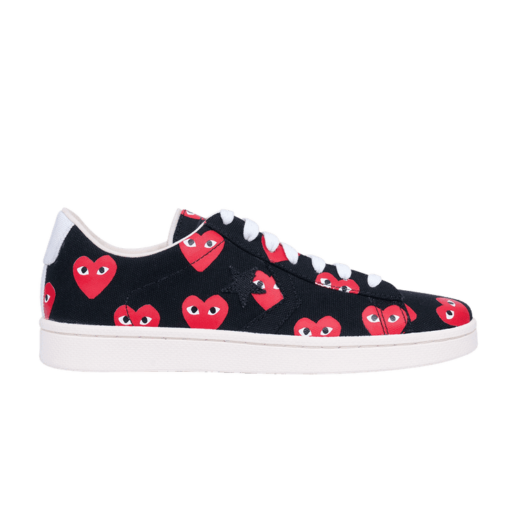 Converse Pro Low Comme des Garçons PLAY Black High Red