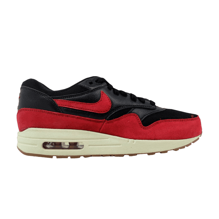Nike Air Max 1 Black Red Sail (Women's)