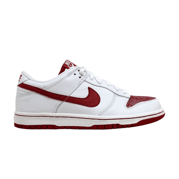 Nike Dunk Low White/Varsity Red-White (Women's)
