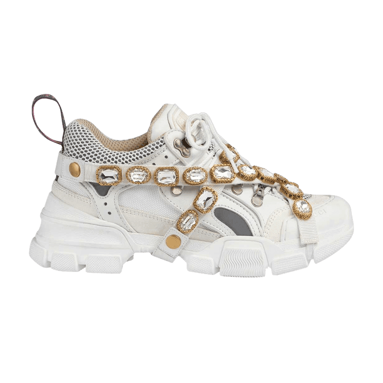 Gucci Flashtrek 'Crystals - White' (Women's)