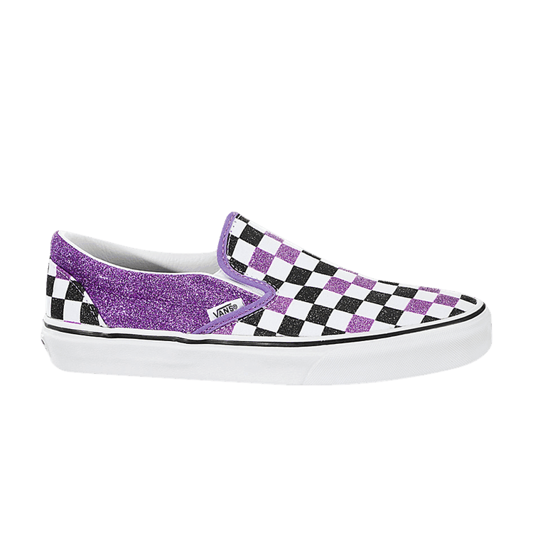 Vans Slip-On 'Glitter Checkerboard Fairy Wren'