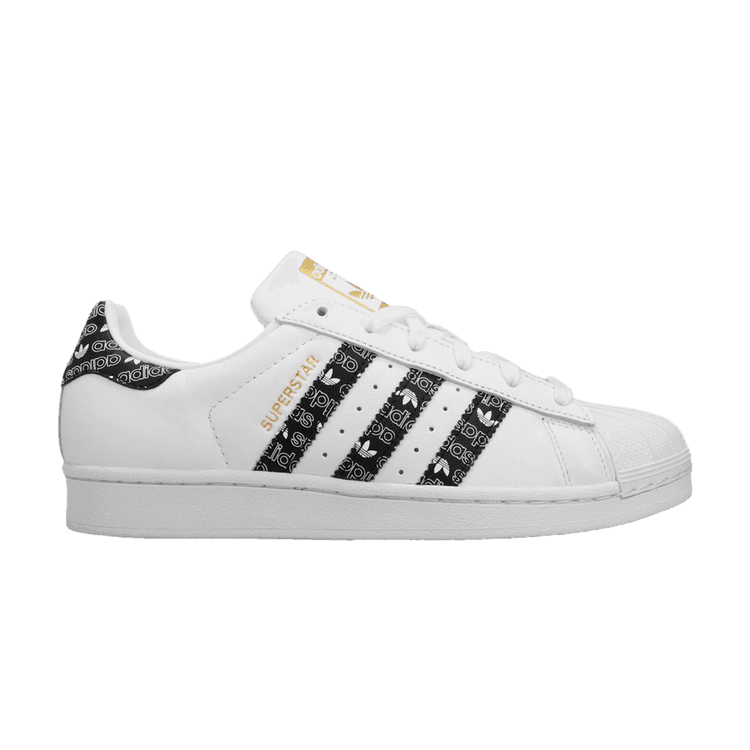adidas Superstar 'White Black Monogram'