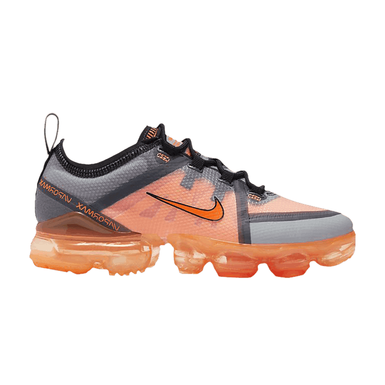 Nike Air VaporMax 2019 Grey Total Orange (GS)