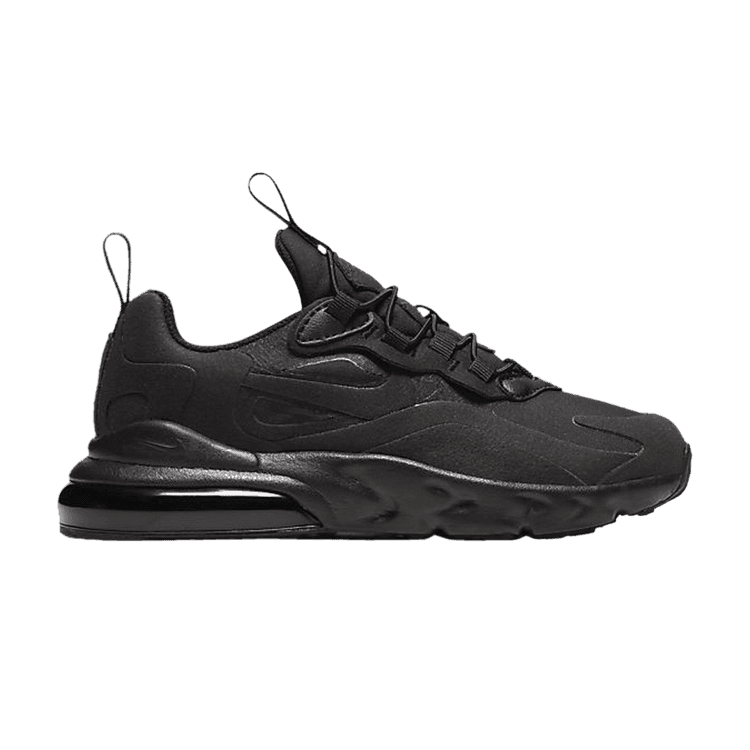 Nike Air Max 270 React Triple Black (PS)