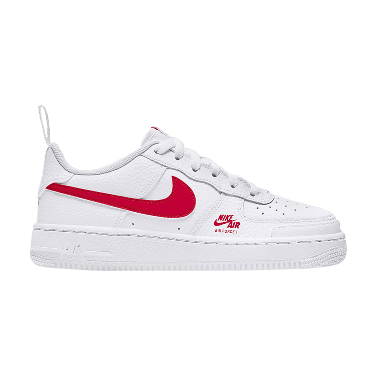 Nike Air Force 1 Low 07 White University Red (GS)