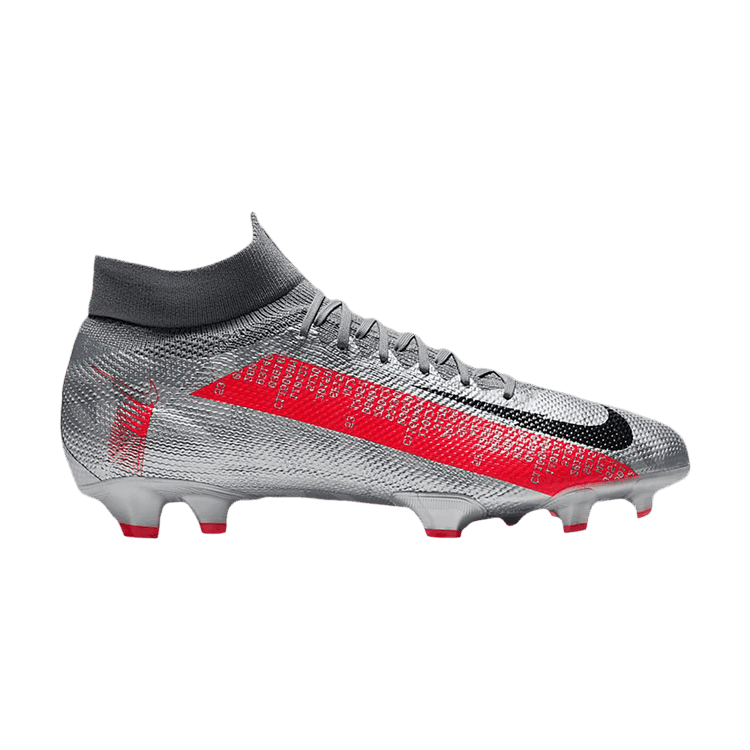 Nike Mercurial Superfly 7 Pro FG Metallic Grey Crimson