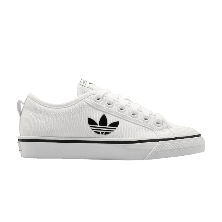 adidas Nizza Trefoil White Black (Women's)