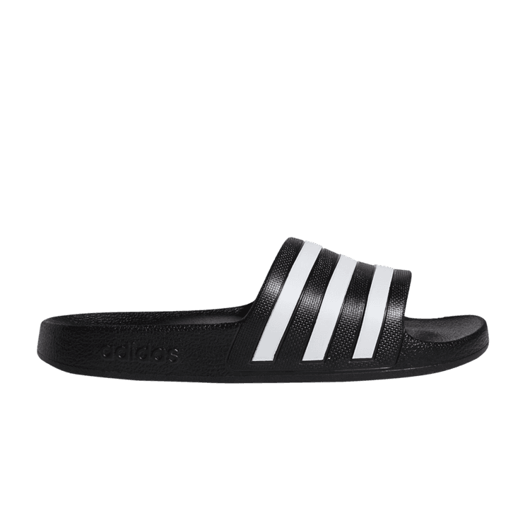 adidas Adilette Aqua Slides 'Black White' (Women's)