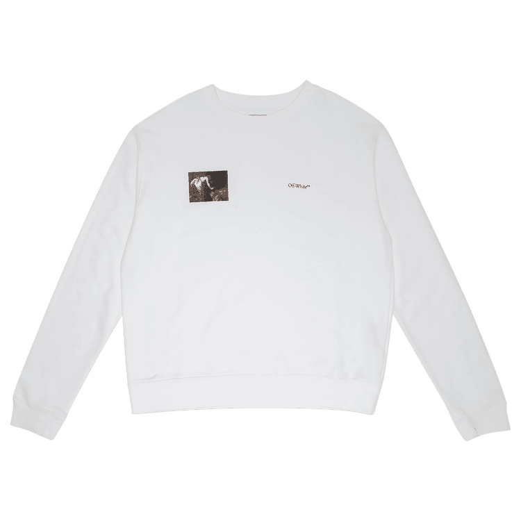 Off-White Caravag Angel Slim Crewneck 'Black'