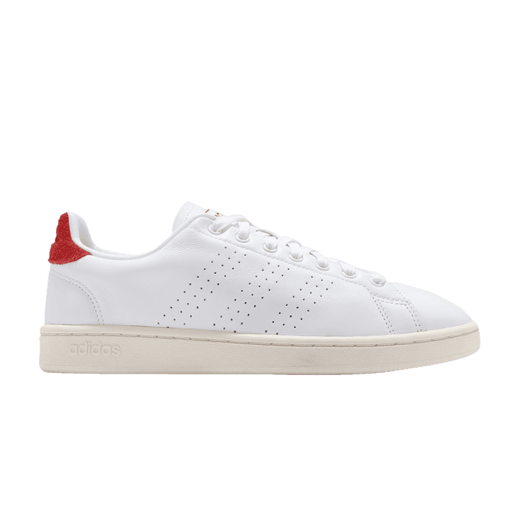 adidas Advantage 'White Vivid Red'