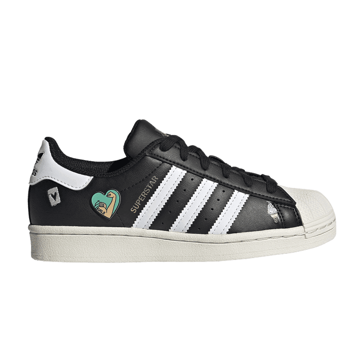(GS) adidas Superstar 'Empowering Graphics - Black'
