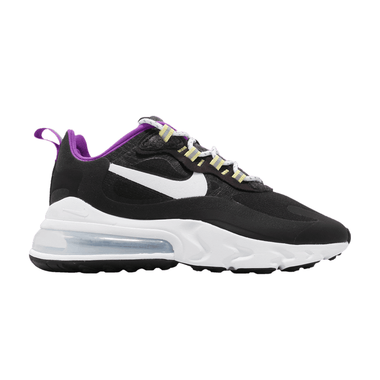 Nike Air Max 270 React SE Black White Vivid Purple (Women's)