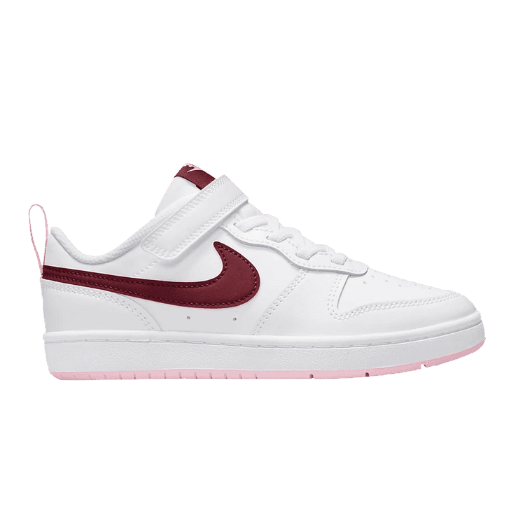 Nike Court Borough Low 2 PS 'White Dark Beetroot'