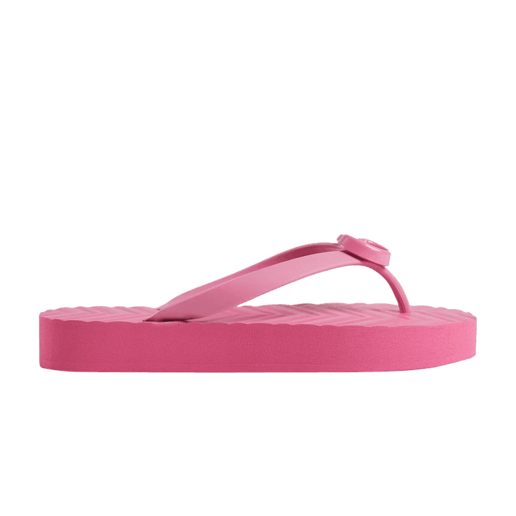 Gucci Chevron Thong Sandal 'Pink' (Women's)