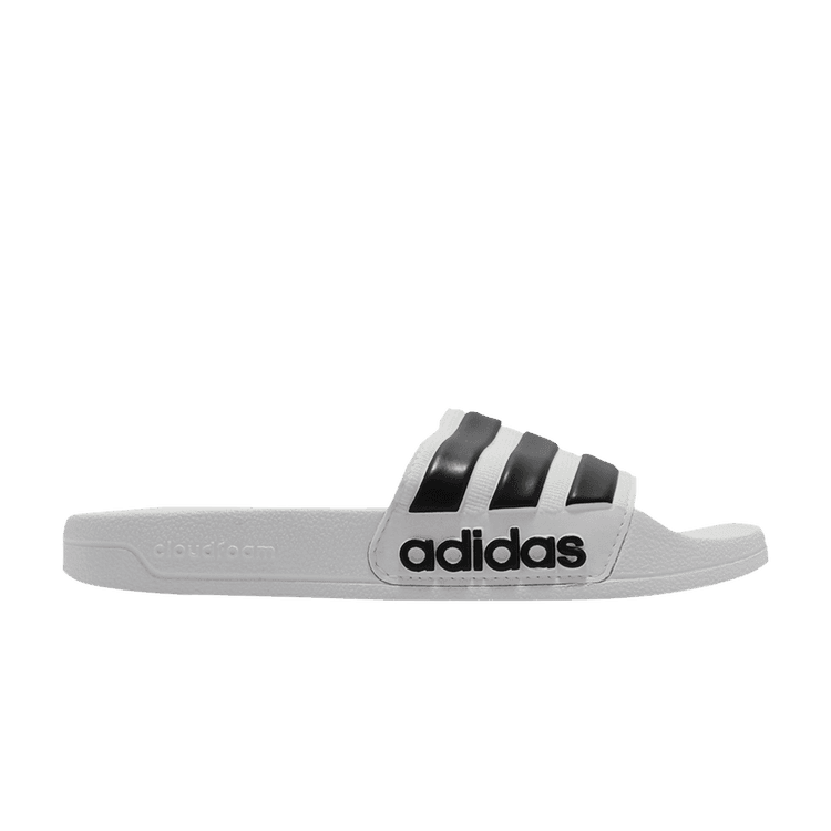 adidas Adilette Shower Slide 'White Black'